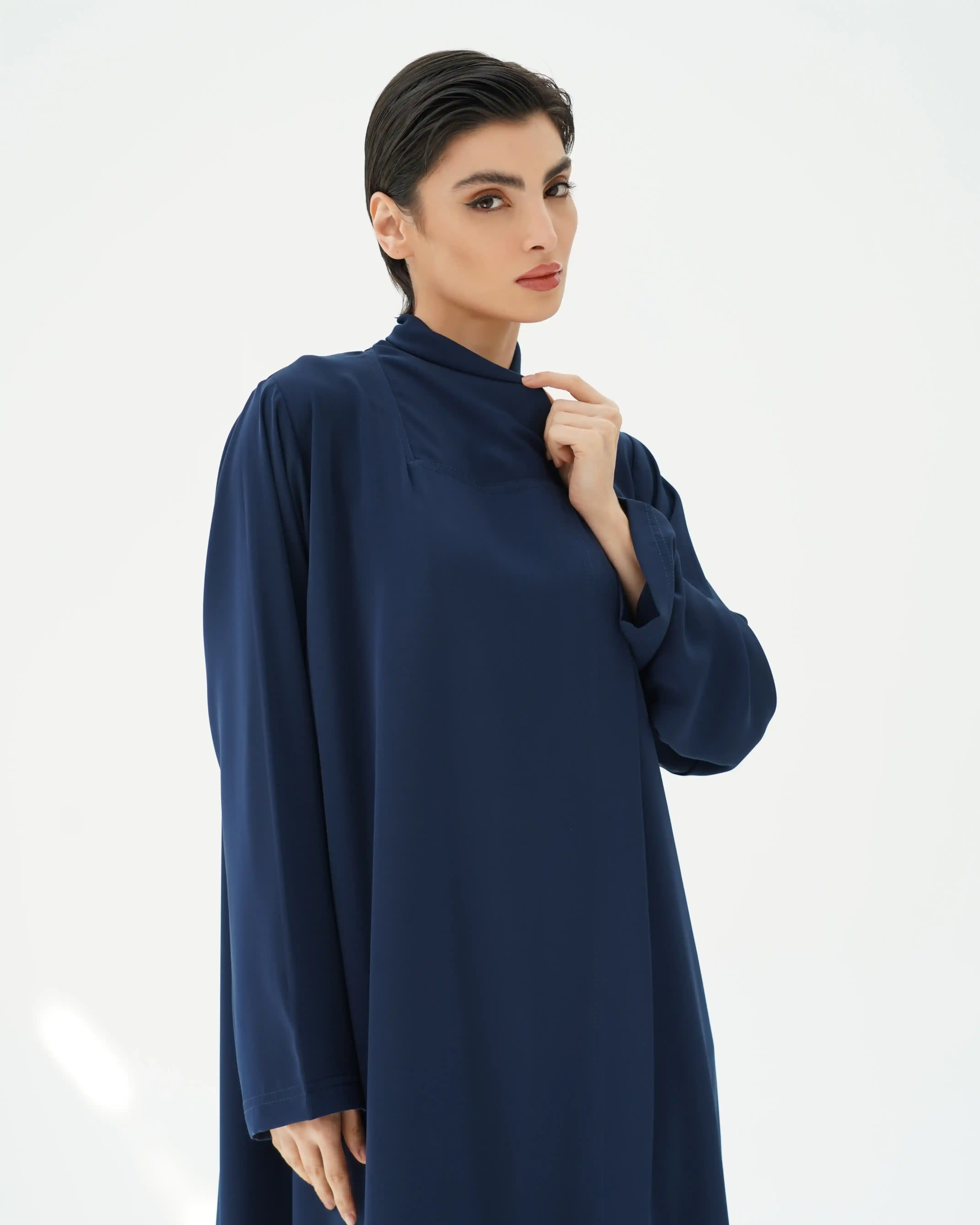 Ego Collar Premium Crepe Nave