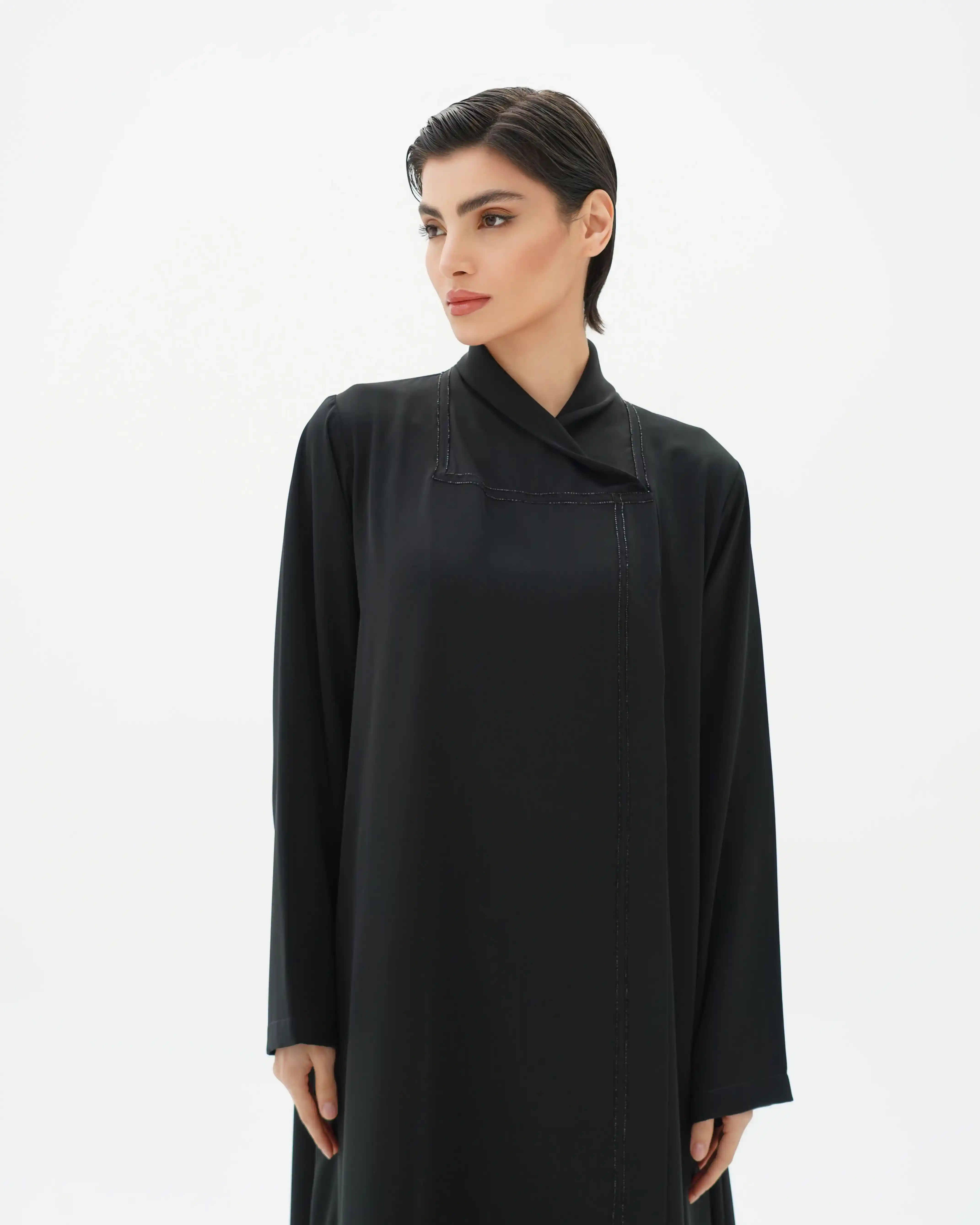 Ego Collar Beads Premium Crepe Black